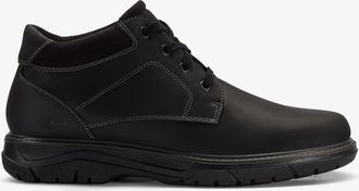 Clarks Mens Renzo Mid Black Leather Boots - Size 11 Wide Fit (UK Shoe)