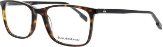 Quiksilver Unisex Silver Tone Rectangular Eyeglass Frames QS2003TORT55