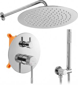 Rea Juego De Ducha Oculto Rea Js-625103-1 Chrome