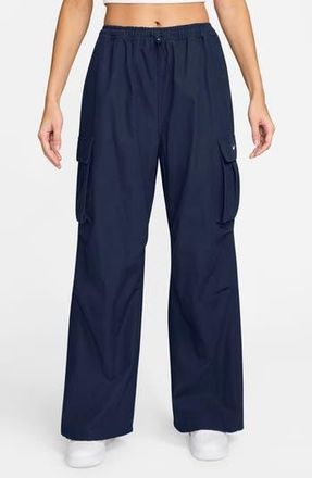 Nike Sportswear Loose Woven Cargo Pants in Midnight Navy/Sail at Nordstrom Rack, Size Xx-Large