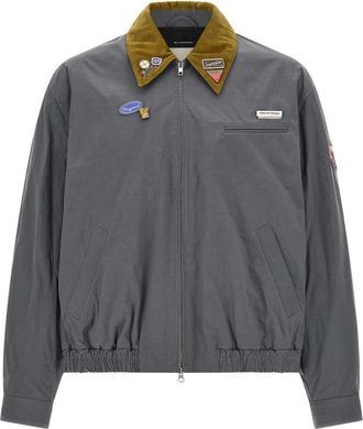Song for the Mute Coach Jacket - Heren - Jassen - Grijs - Maat: L Leer