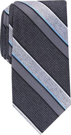 Perry Ellis Mens Payson Stripe Tie Navy Size Regular