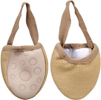 Generic Half Palm Ballet Shoes Gymnastic Microfiber Lyrical Turning Pointe Gymnastics Shoe Nude Rhythmic Shoes(Brown,S 34-37)