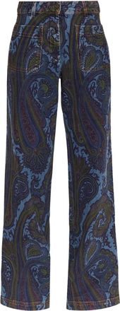 Etro Jeans, Dames, Veelkleurig, W30, Katoen, Jeans Broek