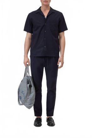 Closed Short Sleeve Shirt In Dark Night