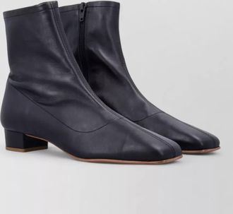 by FAR leather ankle boots