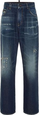 Philipp Plein Jeans con effetto vissuto - Blu