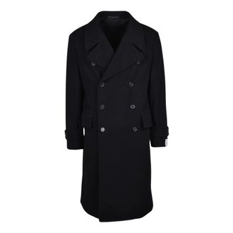 Caruso Norma Jas - Heren - Mantel - Zwart - XL - Wol - Jassen
