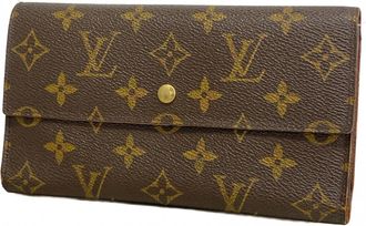 Louis Vuitton Brown Long Wallet (Bi-Fold) (Pre-Owned)