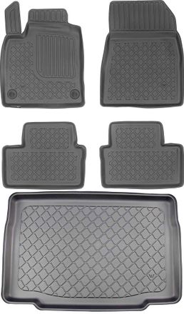 OEM Renault Clio V Hatchback Desde Septiembre De 2019. Juego De Alfombrillas Para Coche Y Maletero