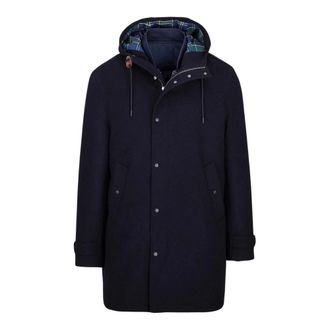Manuel Ritz Parka met afneembare gilet - Heren - Parka Jassen - Blauw - 3XL - Wol - Jassen