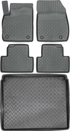 OEM Juego De Alfombrillas Para Coche Y Maletero Para Opel Zafira C Tourer (2012-2019)