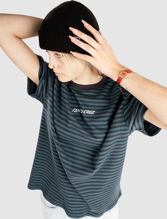 Santa Cruz Strip Emb T-Shirt blau