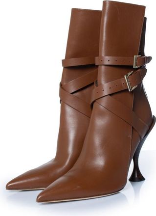 Burberry Burberry Hadfield-laarzen met voetstuk in bruin