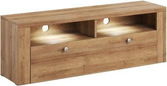 Petits Meubles Mueble tv 1 puerta 140 cm paneles de aglomerado madera