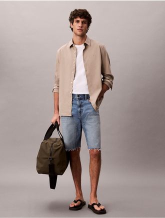 Calvin Klein Jeans Calvin Klein Mens Denim Utility 90s Shorts - Blue - 30