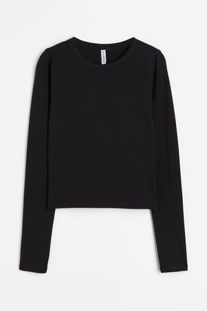 H&M Langarmshirt - Schwarz