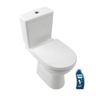 Villeroy & Boch Villeroy Et Boch O.novo Inodoro Independiente Con Freno De Ca&iacute;da Extra&iacute;ble + Limpiador Briochin