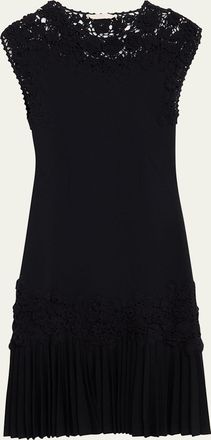 Ulla Johnson Noemie Crochet Knit Mini Dress