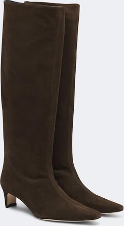 Staud Wally suede knee-high boots