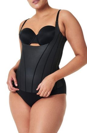 Spanx SPANXsculpt TotalContour Open Bust Camisole in Very Black at Nordstrom, Size X-Large