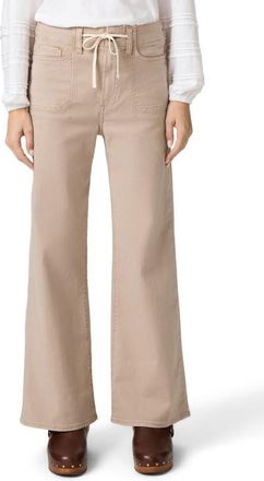 Paige Ari Drawstring High Waist Wide Leg Pants in Vintage Utaupia at Nordstrom, Size 24