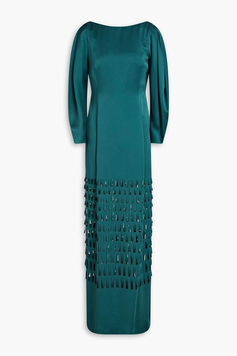 Alberta Ferretti Grey Virgin Wool Midi Dress from $1,679.00