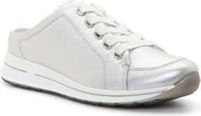 Ara Orlando Sneaker in Silver Metallic Leather at Nordstrom Rack, Size 8.5