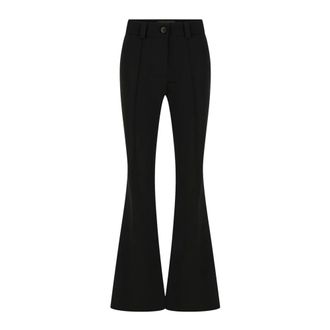 Gucci Pantalones de Duquesa de Acetato El&aacute;stico - Trousers - Mujer - Negro - L