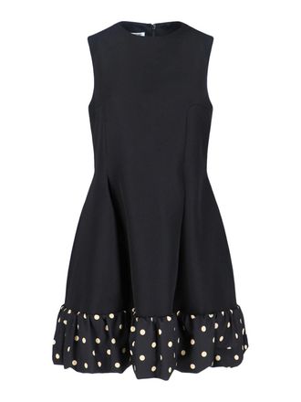 Moschino Polka Dot Midi Dress