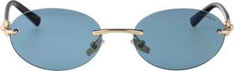 Tiffany & Co. Ovale Sonnenbrille 0 TF3104 D 602180
