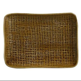 Porto Brasil Rectangular Platter Juta Set of 4 in Amber at Nordstrom