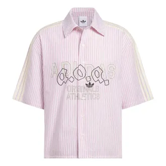 adidas AOA Button Up Shirt Asia Sizing Team Victory Red KT7989