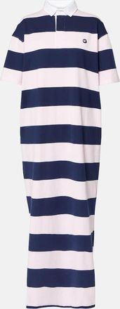 Coperni Striped cotton maxi dress