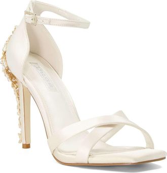 Dune London Marrys Sandal in Ivory-Satin at Nordstrom Rack, Size 10Us / 40Eu