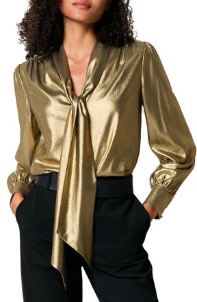 LilySilk Bow Tie Silk Blouse