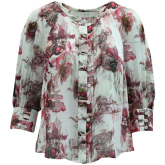 Iro Iro Floral Print Blouse in Multicolor Viscose