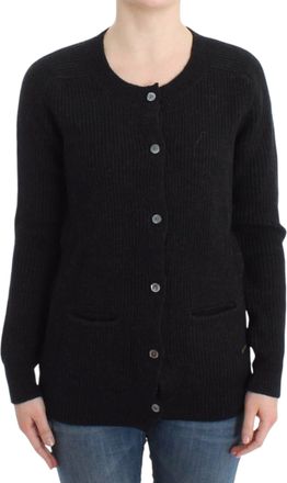 John Galliano Chic clear Back Woolen Womens Cardigan