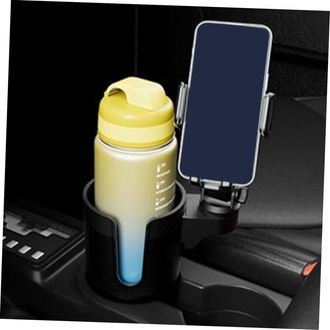 OEM Beksdoor Para Adaptador De Coche Soporte De Tel&eacute;fono Expandible Espacio Pr&aacute;ctico Integrado Para Taza Y Tel&eacute;fono