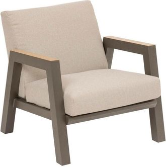 Hesperide Hesperide - Sillón de jardín praliné Axiome de aluminio con revestimiento epoxi - Hespéride