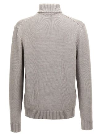 Zanone Wool Turtleneck Sweater - Beige