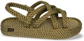 Bohonomad Bodrum Plataforma - Dames - Sandalen - Groen - 39 EU - Schoenen