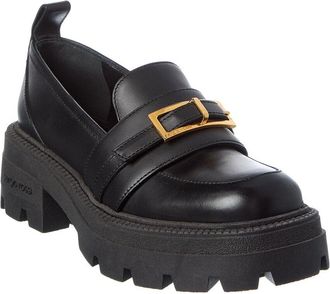 Sergio Rossi Nora 25 Leather Loafer
