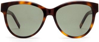 Saint Laurent HERITAGE YSL HINGE SUNGLASSES Size: OS, colour: BROWN