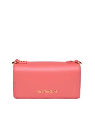 Love Moschino Shoulder Bag With Clip Closure And Gold-Tone Hardware