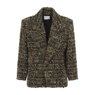 Saint Laurent Dames, Jassen, Groen, Maat: S Tweed