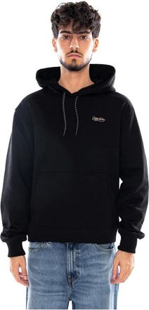 Dolly Noire Asso di Denari Hoodie - Heren - Sweatshirts & Hoodies - Zwart - Maat: XL Katoen