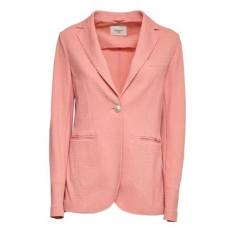 Circolo 1901 Blazers, female, Pink, Size: S Giacca monopetto
