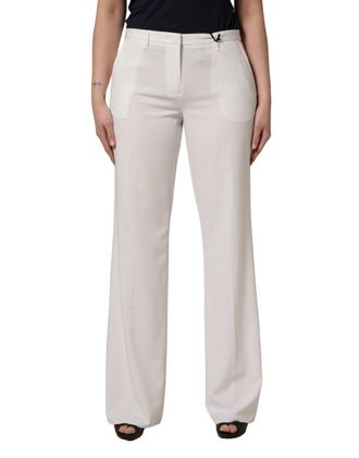 Twin-Set Twinset Mid Waisted Wide Leg Chino Women Trouser Womens Pants (Pre-Owned)