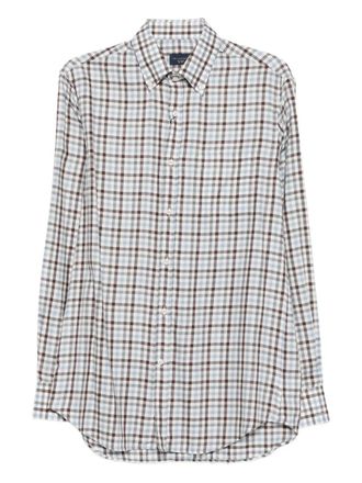 Paul & Shark checked cotton shirt - Grey